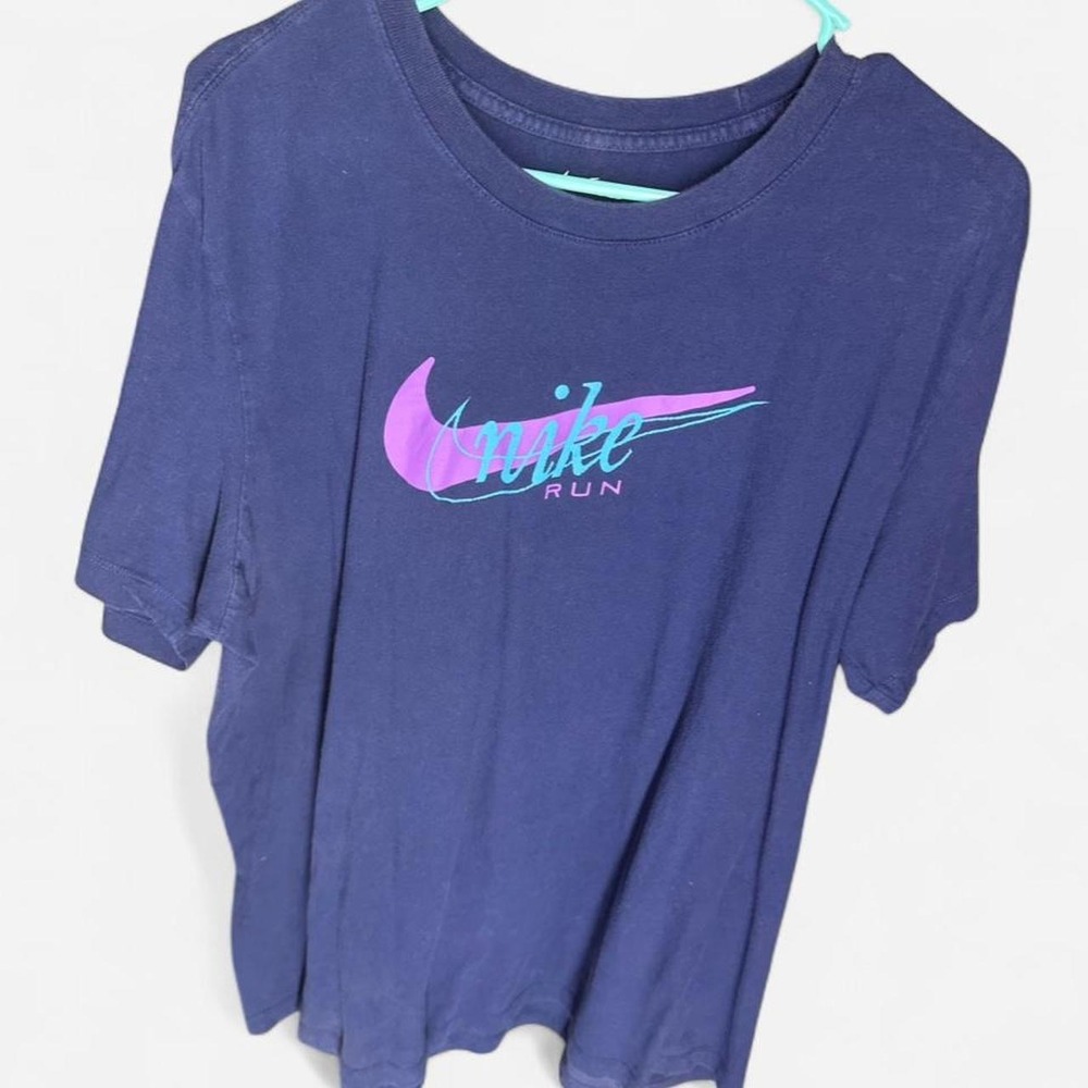 Nike Mens Navy Run Graphic Tshirt XL